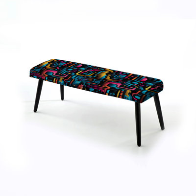Design Art Neon Futuristic Lined Mirage - Geometric